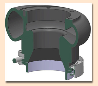 Turbine Housing Section Drawing