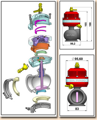 Turbine Housing Section Drawing